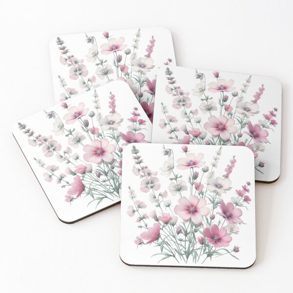 Item preview, Pink Cosmos Flowers designed and sold by svarupa.