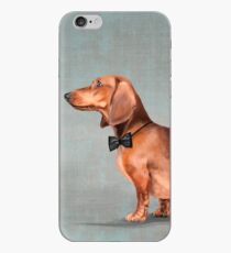 Mr. Dachshund portrait iPhone Case