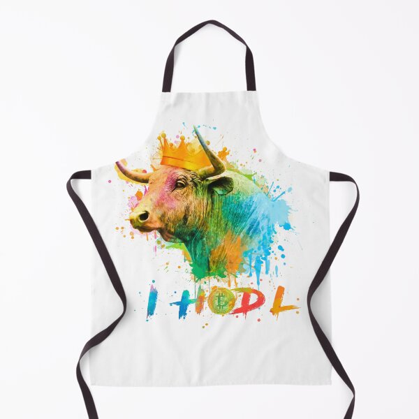 Item preview, Bitcoin Bull, I Hodl colourful design for a shirt designed and sold by Christoffer Vuolo Junros.