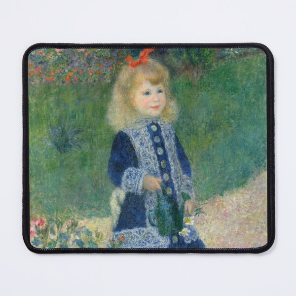 Item preview, Little Girl in the Garden Renoir painting designed and sold by ArtUnova.