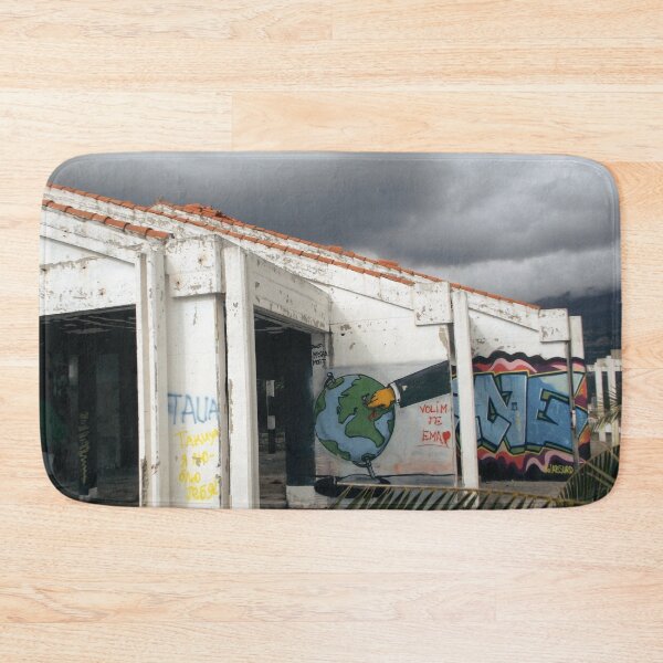 Item preview, Art in Ruins: Dramatic Graffiti Overlooking Budva - Discover the beauty hidden in ruins! designed and sold by branaghbel.