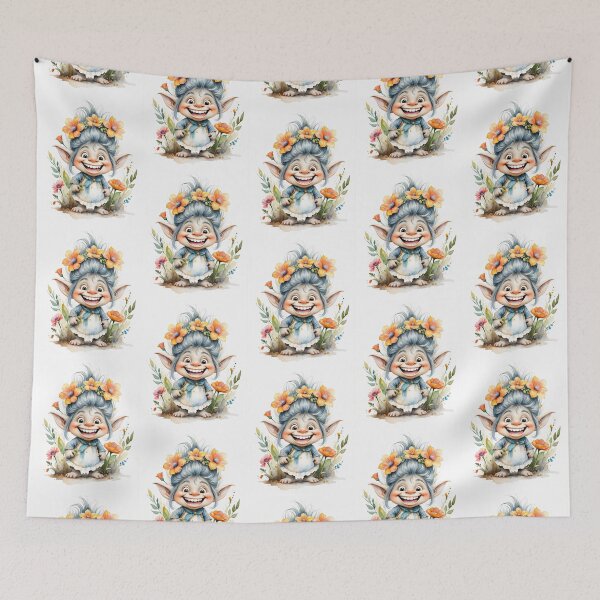 Item preview, Hey meet my lady troll friend Lola designed and sold by KateCrafts.