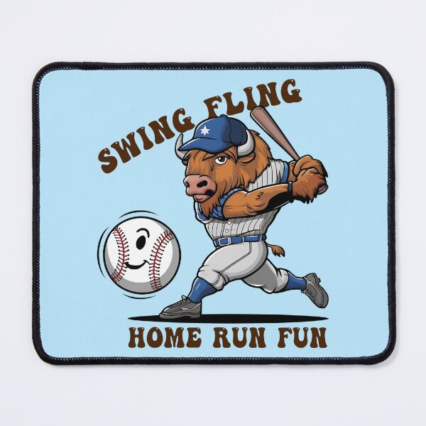 Item preview, American Bison Baseball - Swing Fling, Home Run Fun designed and sold by socozora.