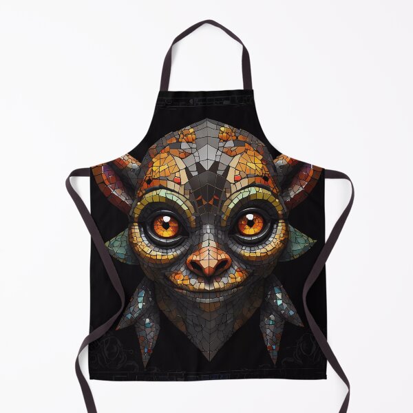 Item preview, Cute Little Goblin Portrait Mosaic Art designed and sold by FocusedArt.