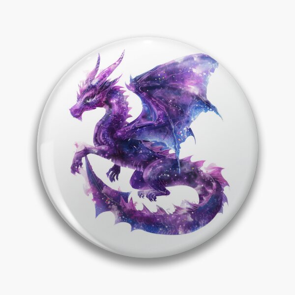 Item preview, Criatura mítica: hermoso y detallado dragón morado y rosa. designed and sold by PrettyPinkSkies.