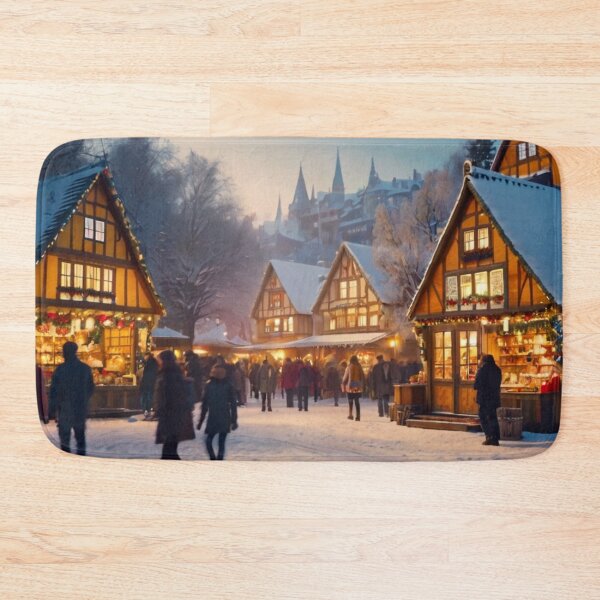 Item preview, Winter Village Christmas Market Wonder designed and sold by BlareBlare.