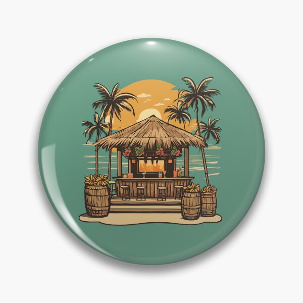 Item preview, Tiki bar beach vibes designed and sold by AKRE R.