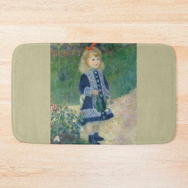 Item preview, Little Girl in the Garden Renoir painting designed and sold by ArtUnova.