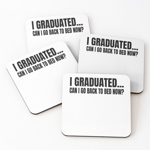 Item preview, Student Gift - I Graduated Can I Go Back to Bed designed and sold by Fatimah Saeed.