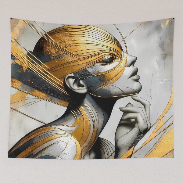 Item preview, Gold leaf pose designed and sold by Vibranta Studio.