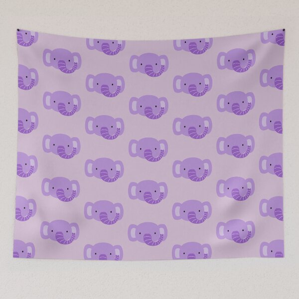 Item preview, Cute Purple Elephant designed and sold by ricricswert.