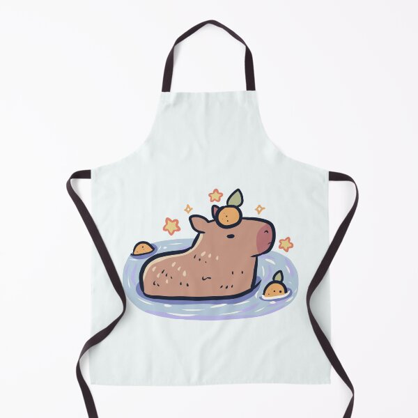 Item preview, Cute capybara and oranges designed and sold by Artofmayara.