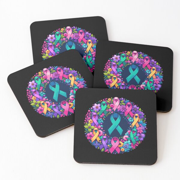 Item preview, Cancer Awareness Multi-Color Ribbons Hope Wreath designed and sold by Dressed For  Duty.