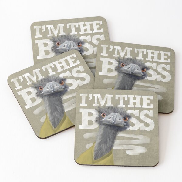 Item preview, Ostrich. I'm the Boss!  designed and sold by Cocco Banana.