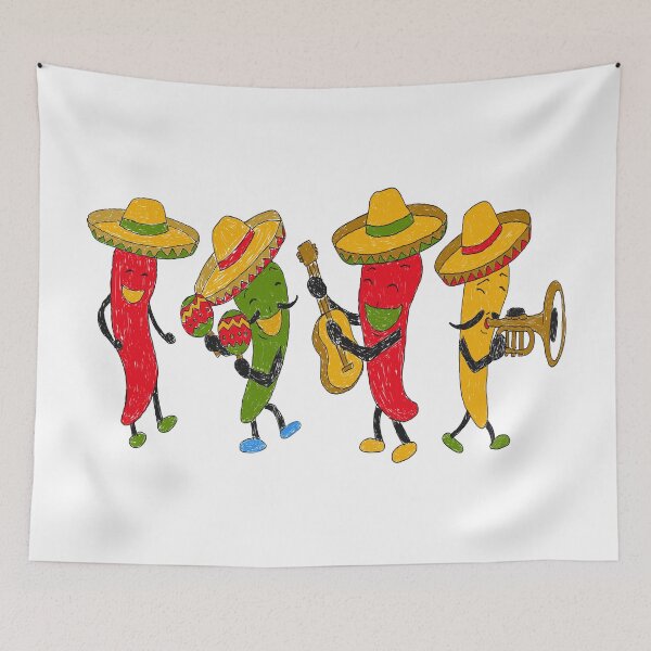 Item preview, Silly Peppers Mariachi Band designed and sold by SillyPeppers.