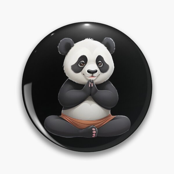 Item preview, Panda Bear Meditating designed and sold by Chibloom.