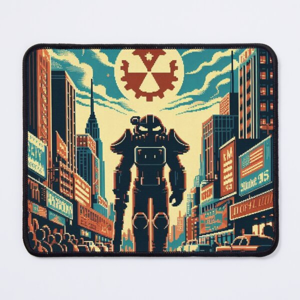 Item preview, Retro Fallout Brotherhood Of Steel Pixel Art designed and sold by Clearo-Carter.
