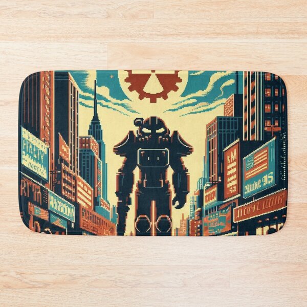 Item preview, Retro Fallout Brotherhood Of Steel Pixel Art designed and sold by Clearo-Carter.