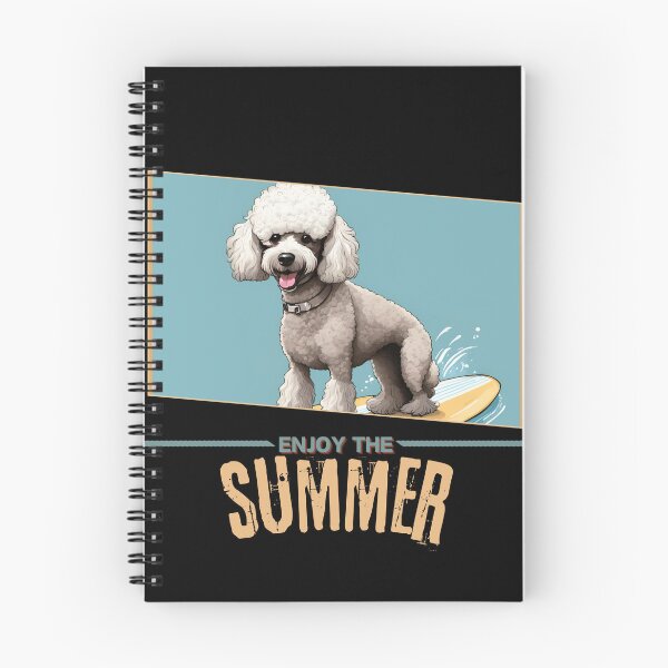 Item preview, Medium Poodle Funny Vacation Summer Holidays Medium poodle dog  Enjoy the Summer  designed and sold by GoodyPaws.
