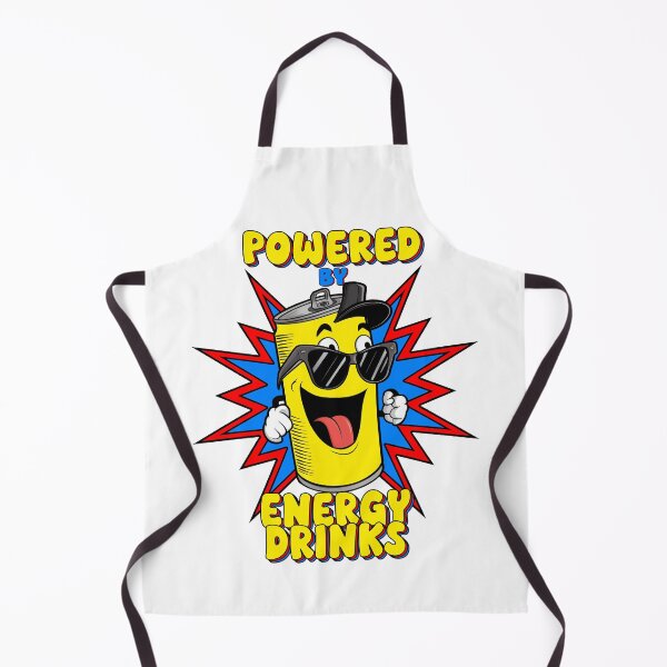 Item preview, Powered By Energy Drinks, Celsius Drink, Cartoon, Funny designed and sold by Porcupine Tees ⭐⭐⭐⭐⭐.