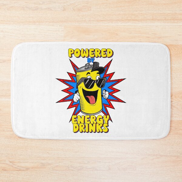 Item preview, Powered By Energy Drinks, Celsius Drink, Cartoon, Funny designed and sold by Porcupine Tees ⭐⭐⭐⭐⭐.
