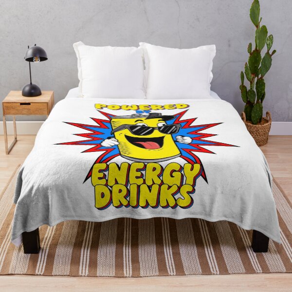 Item preview, Powered By Energy Drinks, Celsius Drink, Cartoon, Funny designed and sold by Porcupine Tees ⭐⭐⭐⭐⭐.