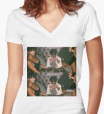 Playboi Carti Women's Fitted V-Neck T-Shirt