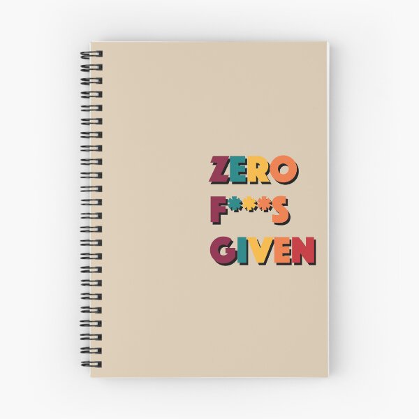 Item preview, Zero F***s Given designed and sold by withnadira.