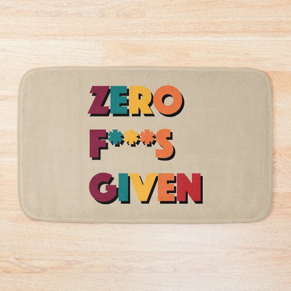 Item preview, Zero F***s Given designed and sold by withnadira.