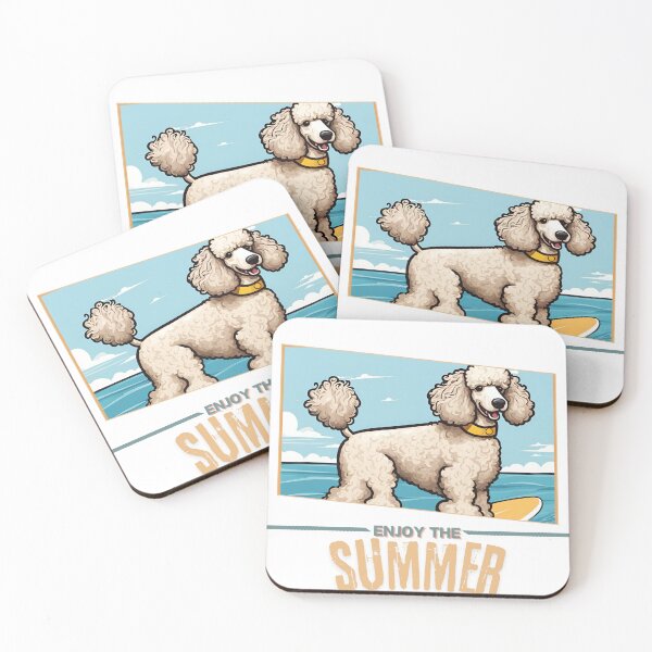 Item preview, Standard Poodle Funny Vacation Summer Holidays Standard poodle dog  Enjoy the Summer  designed and sold by GoodyPaws.