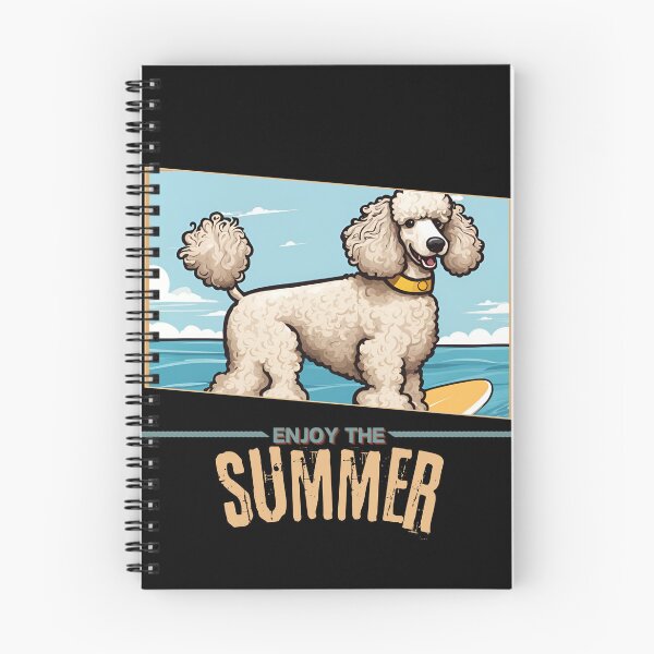 Item preview, Standard Poodle Funny Vacation Summer Holidays Standard poodle dog  Enjoy the Summer  designed and sold by GoodyPaws.