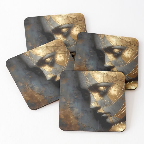 Item preview, Profile in Goldleaf designed and sold by Vibranta Studio.