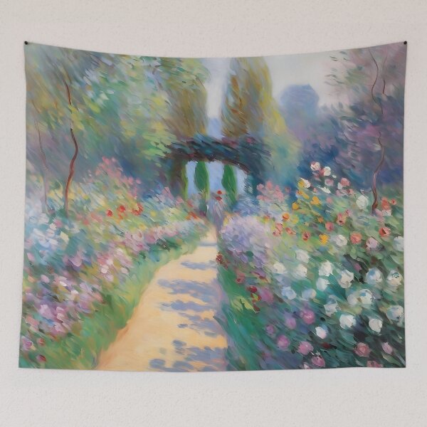 Item preview, Inspired By Claude Monet garden path at giverny designed and sold by Tamas Das.