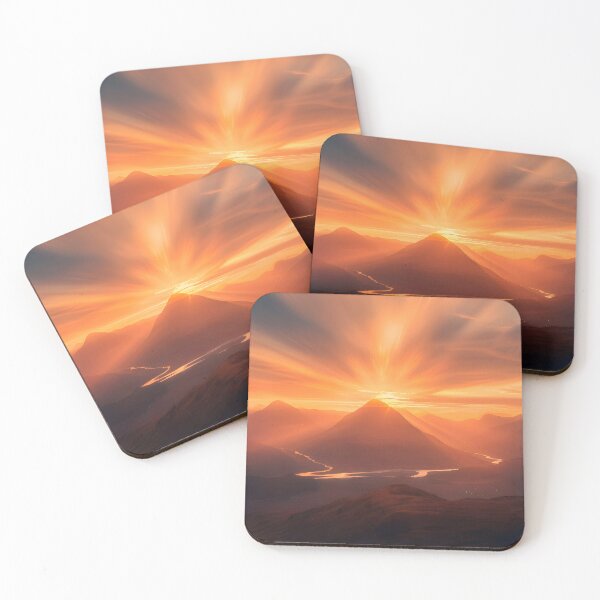 Item preview, Radiant Dawn Over Peaks designed and sold by AI-Only Creations.