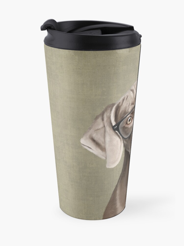 Alternate view of Mr Weimaraner Travel Mug