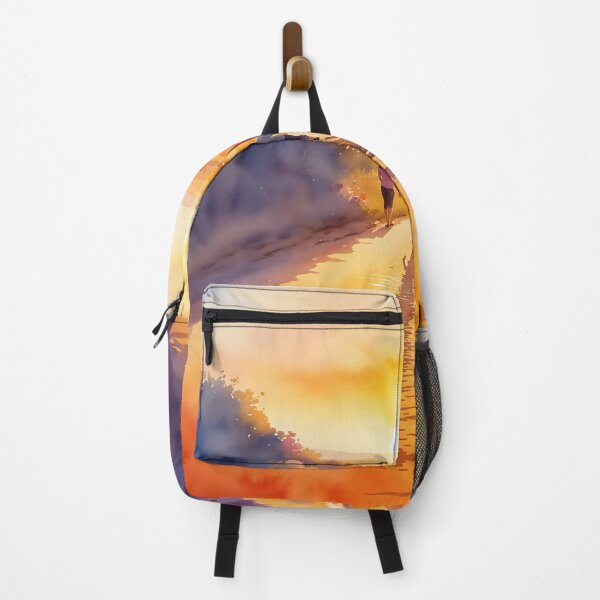 Item preview, Drifting in Desert Dawn Dreams: Watercolor Odyssey Amid Dune Peaks, designed and sold by PanoramaPrints.