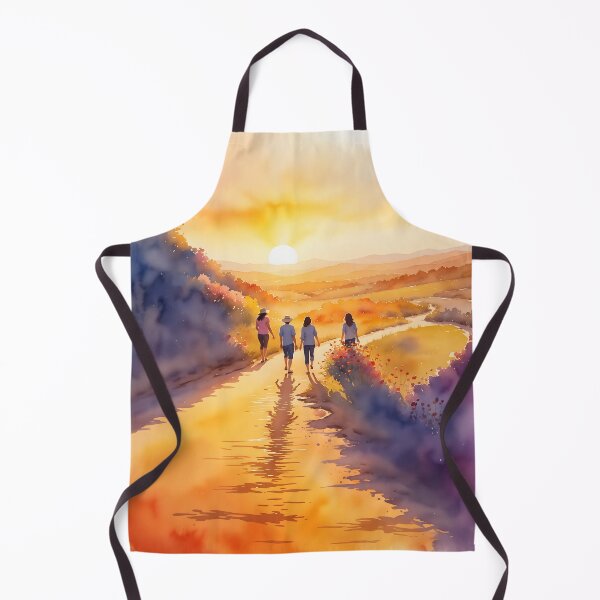 Item preview, Drifting in Desert Dawn Dreams: Watercolor Odyssey Amid Dune Peaks, designed and sold by PanoramaPrints.