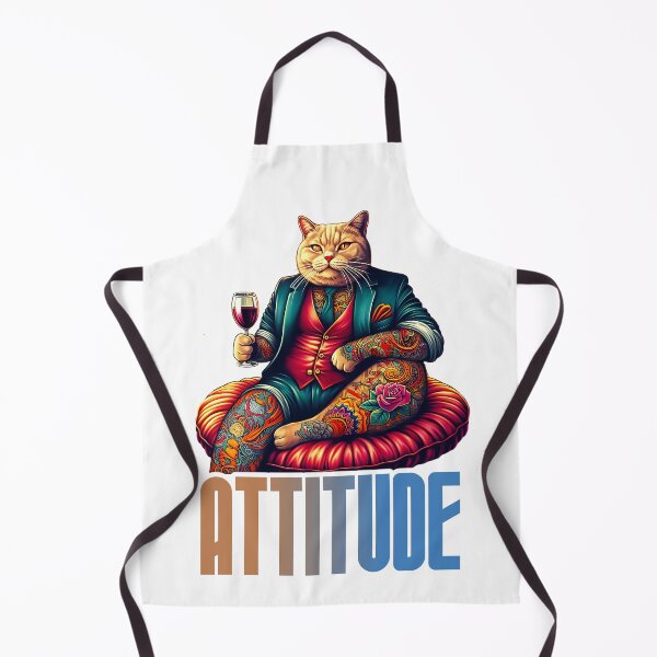 Item preview, Cattitude with a Twist: A Feline's Indulgence in Wine and Relaxation designed and sold by 0penvimark.