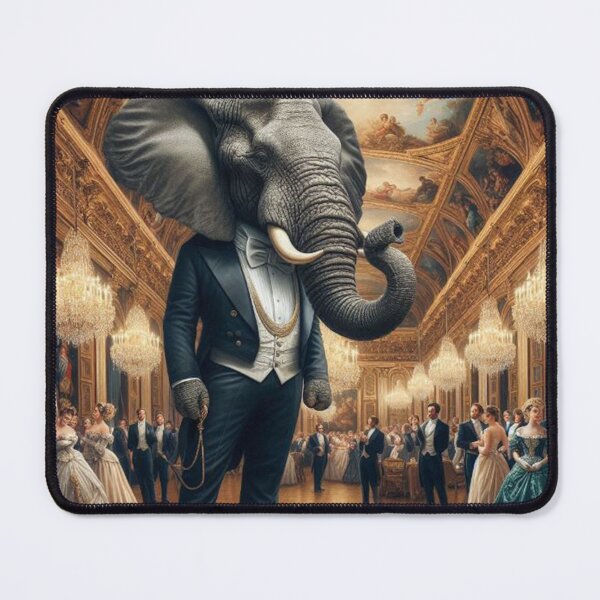 Item preview, painting of an elephant in a tuxedo designed and sold by MatthEwCasleE.