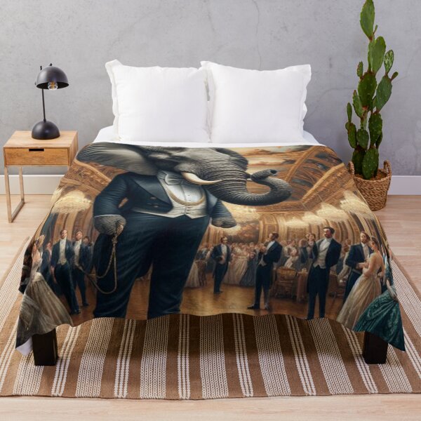 Item preview, painting of an elephant in a tuxedo designed and sold by MatthEwCasleE.