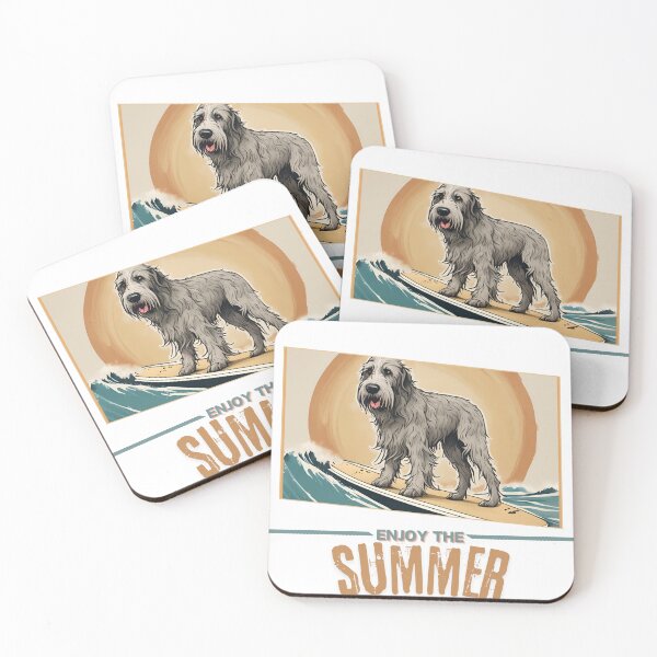 Item preview, irish wolfdog Funny Vacation Summer Holidays irish wolfdog dog  Enjoy the Summer  designed and sold by GoodyPaws.