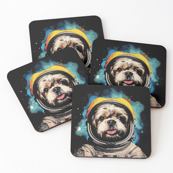 Aperçu de l'œuvre Chien dans l'espace créée et vendue par slavenenco.