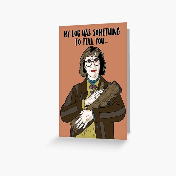 Artikel-Vorschau von Mein Logbuch hat dir etwas zu erzählen … - The Log Lady - Twin Peaks, designt und verkauft von PopShopDesignFR.