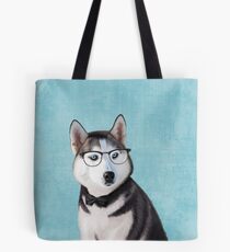 Mr Siberian Husky Tote Bag