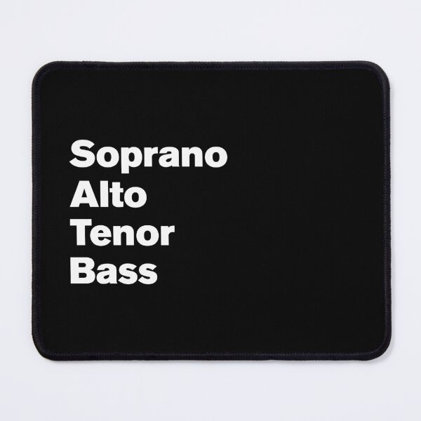 Item preview, Soprano Alto Tenor Bass - Choir - Music  designed and sold by Vector-Artist.