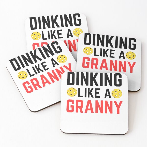 Item preview, Funny Pickleball Granny Dinking Like a Granny for Pickleball Lovers designed and sold by BunBuntheDog-.