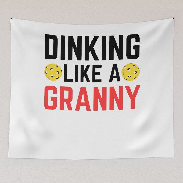 Item preview, Funny Pickleball Granny Dinking Like a Granny for Pickleball Lovers designed and sold by BunBuntheDog-.
