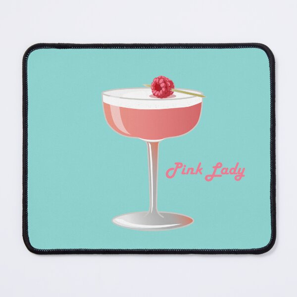 Item preview, Hand drawn vector illustration of Pink Lady alcohol cocktail designed and sold by Familyshmot.