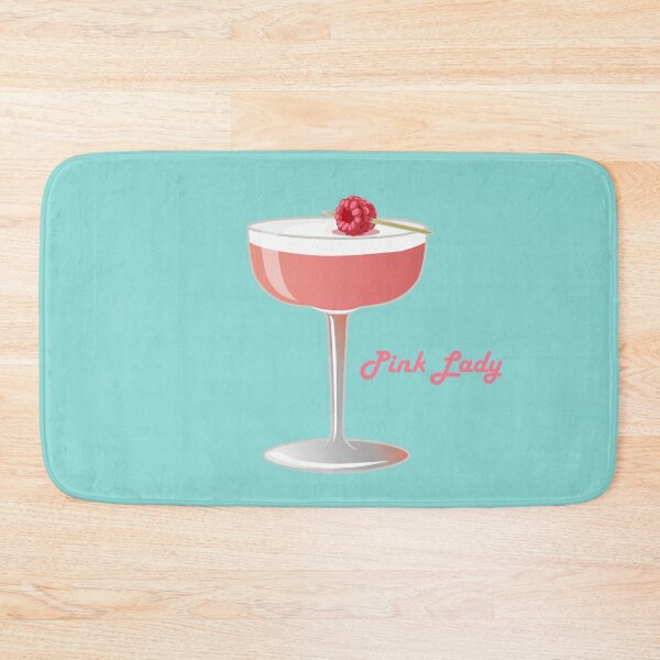 Item preview, Hand drawn vector illustration of Pink Lady alcohol cocktail designed and sold by Familyshmot.