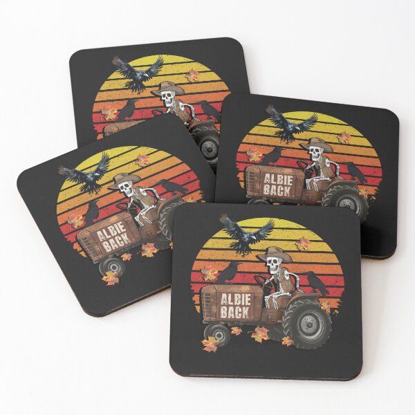 Item preview, Skeleton Cowboy & Crows Vintage Halloween designed and sold by tamdevo1.